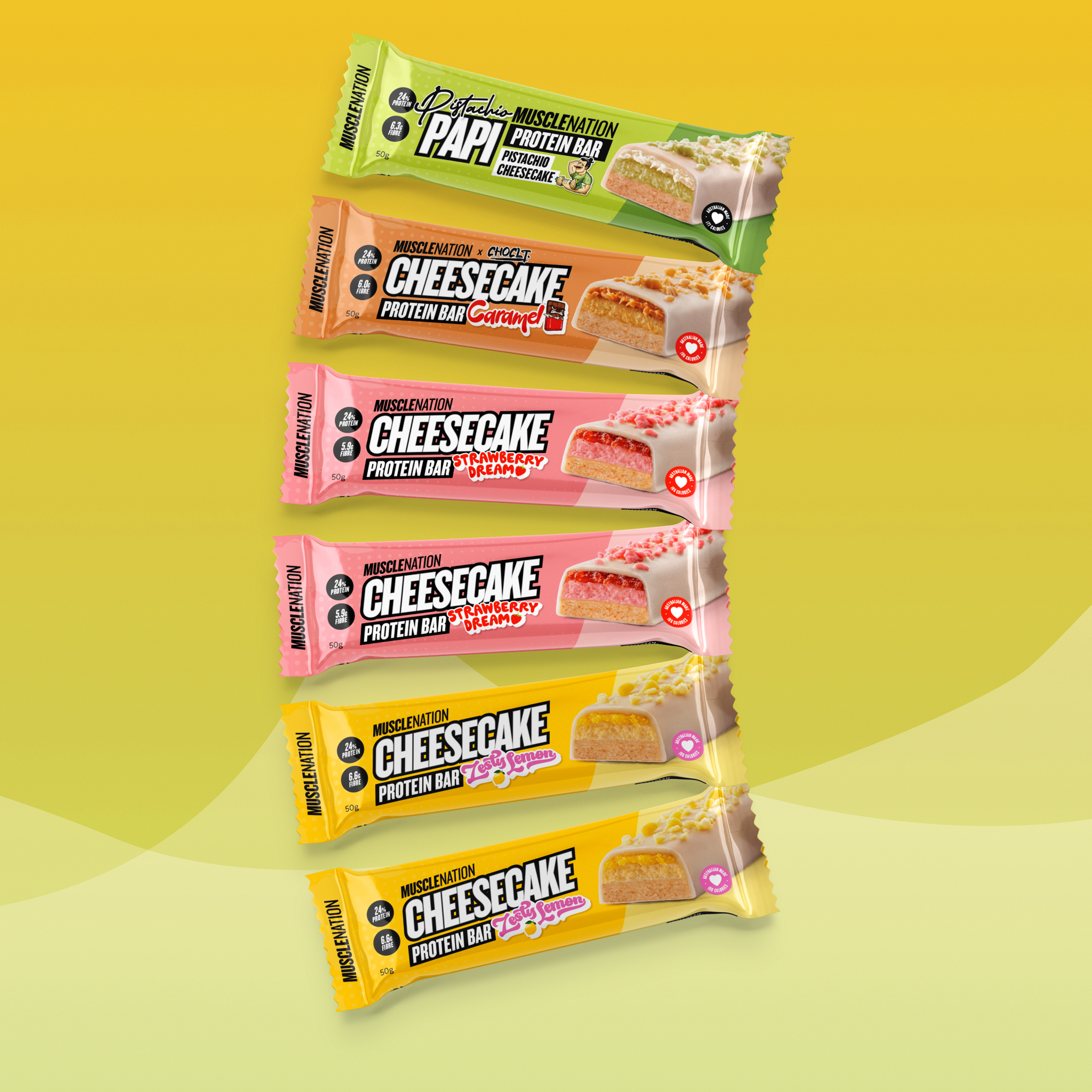 CHEESECAKE Protein Bar - CHEESECAKE Variety Pack - 6 Bars