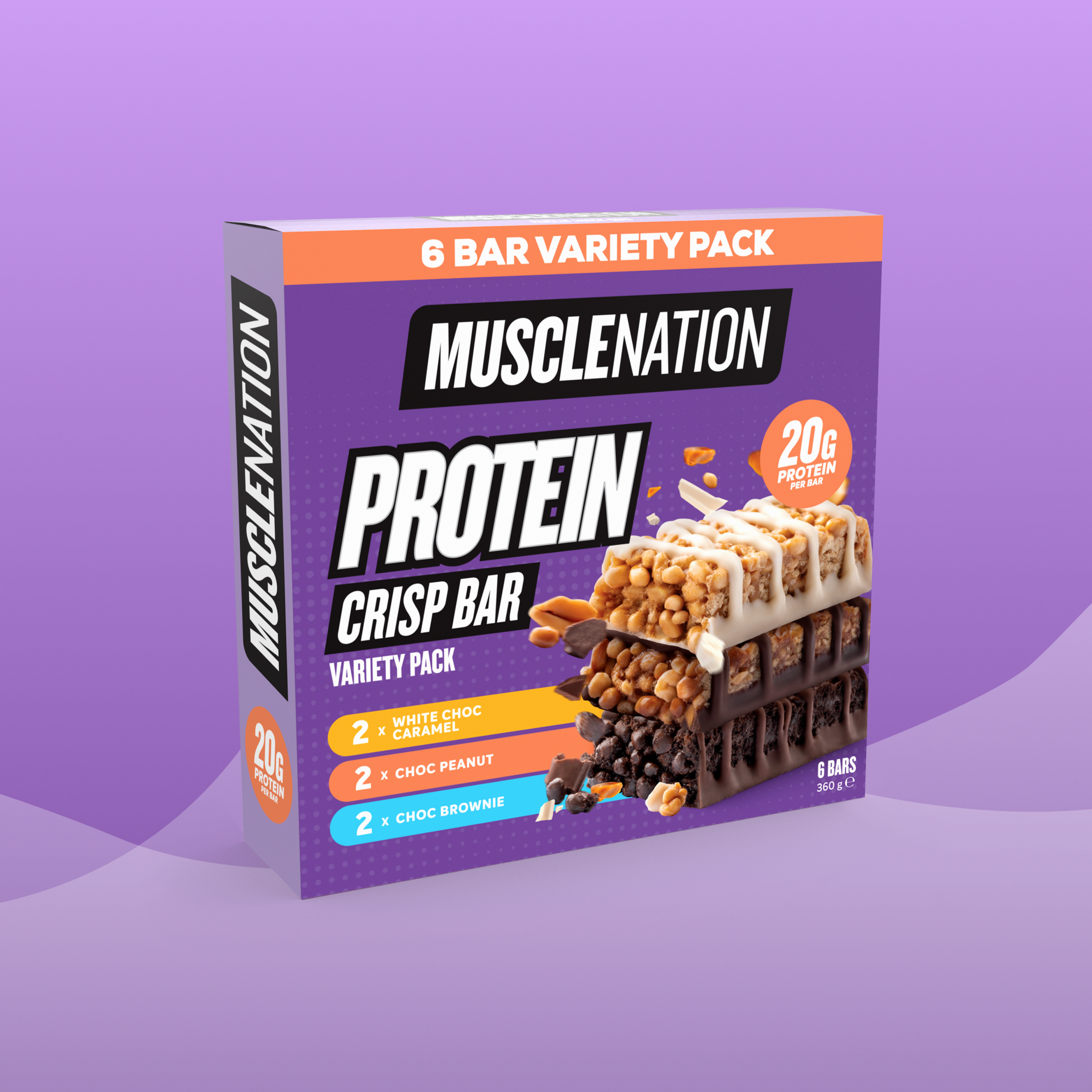 CRISP Protein Bar - CRISP Variety Pack - 6 Bars