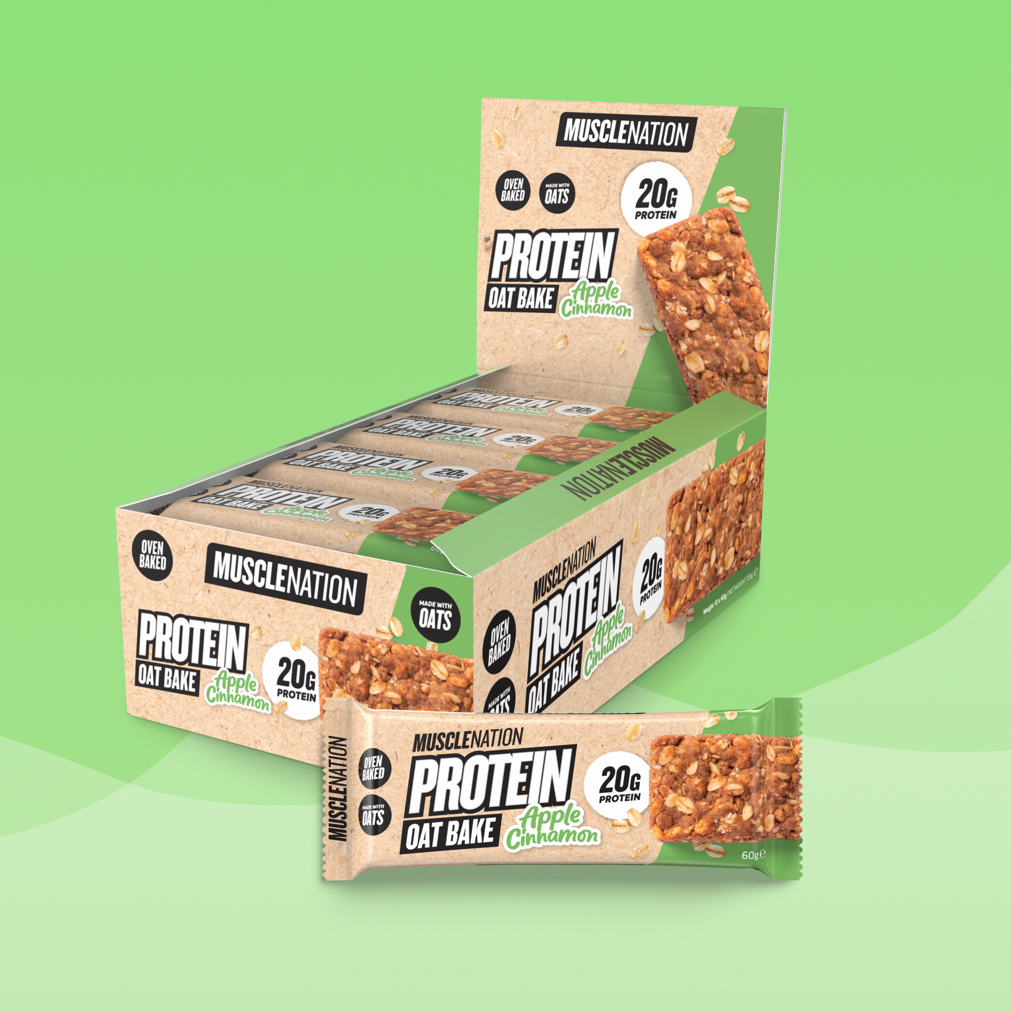 PROTEIN Oat Bake - Apple Cinnamon - Box of 12