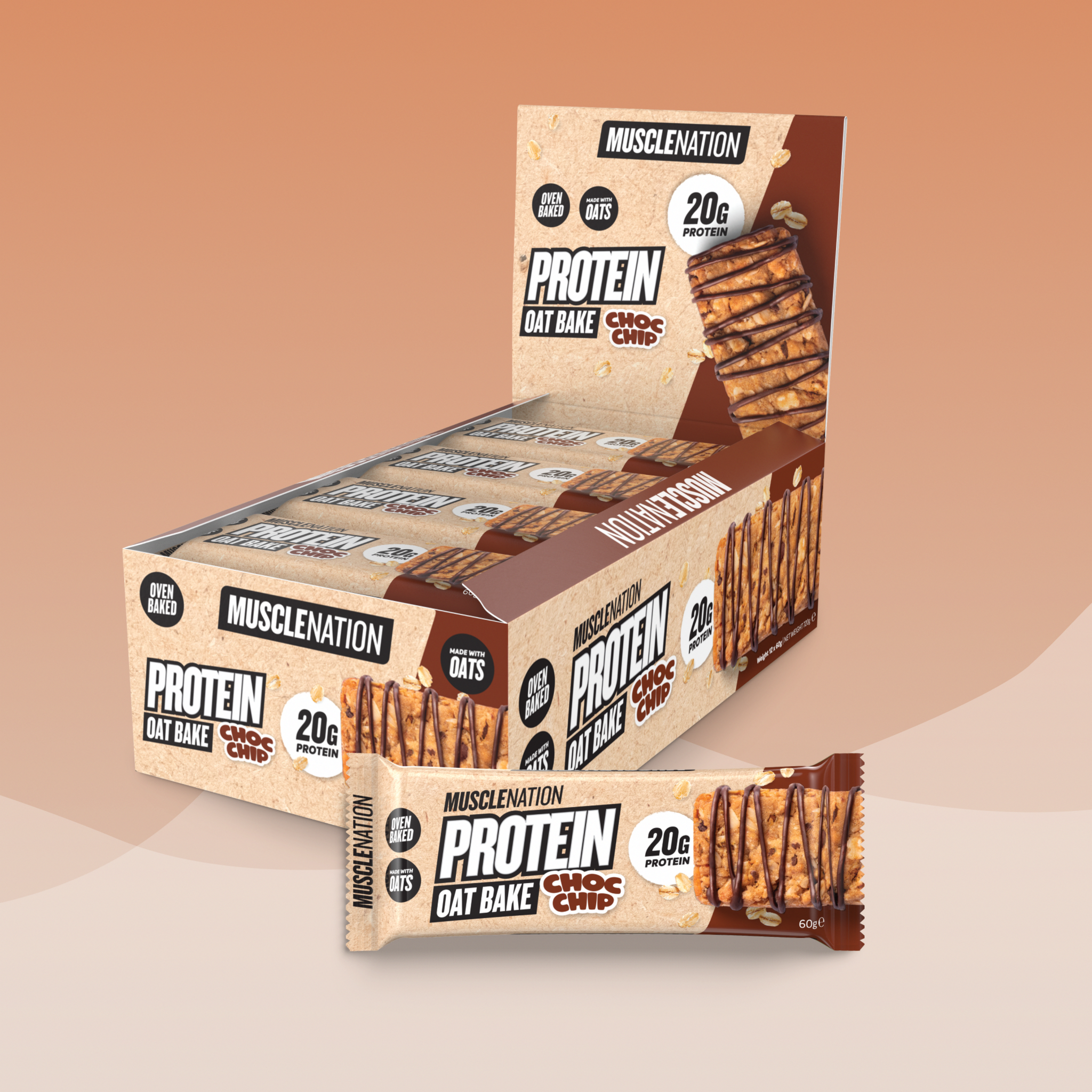 PROTEIN Oat Bake - Choc Chip - Box of 12